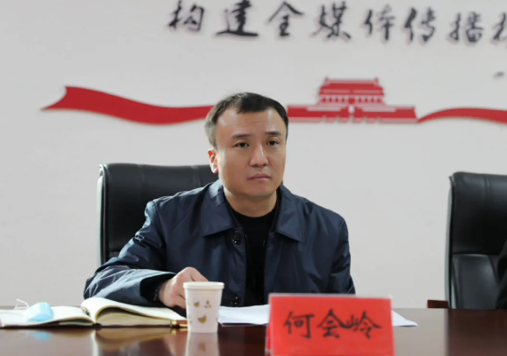 在市融媒体中心,何会岭到演播室,录音间,播出机房